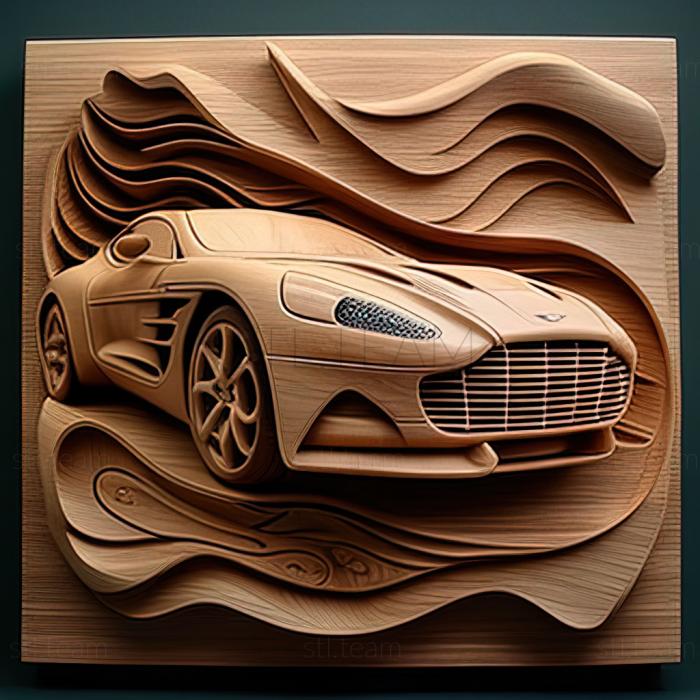 3D модель Aston Martin One 77 (STL)
